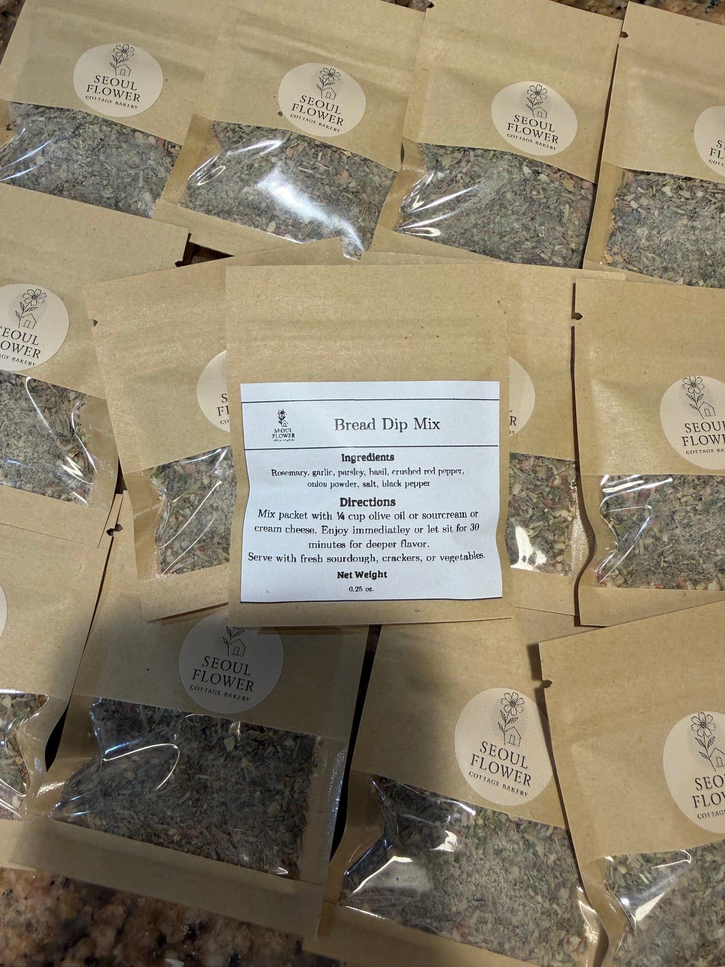 Italian Herb Dip Mix (with a kick)