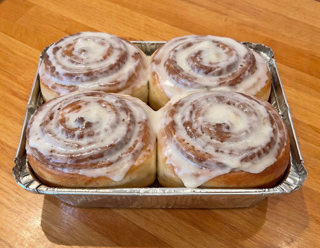 Sourdough Cinnamon Rolls- 4pk